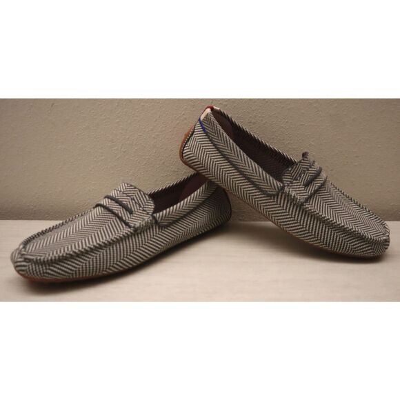 Rothy’s 069-033 Women's Sz 10 Gray/Iron Herringbone "The Driver" Loafers - Picture 14 of 16